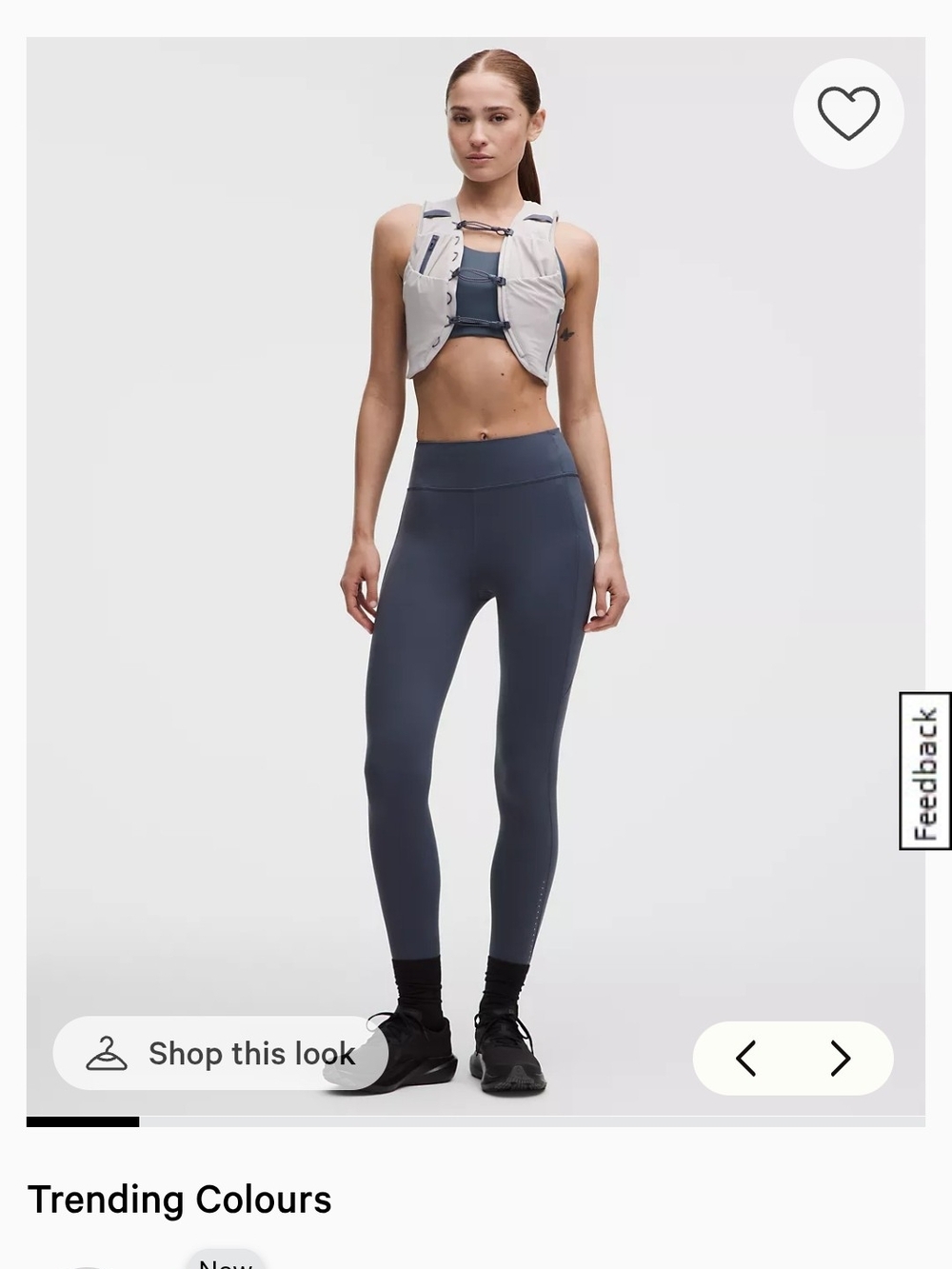 lululemon athletica High-Rise Leggings in Slate Blue